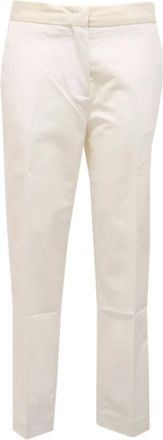 Moncler Broeken, Dames, Wit, M, Witte Broek Model D1
