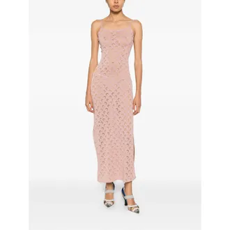 Marine Serre Ckni Dress - Pink
