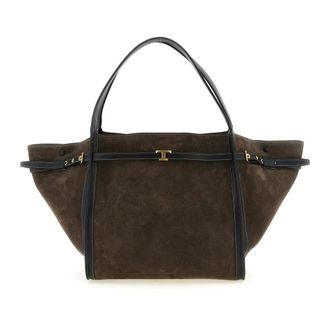 Tod's Tim Midi Shopping Bag - female - Tods - Shopping Bags - Brown - ONE SIZE - Bags