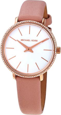 Michael Kors Pyper Quartz Crystal White Dial Ladies Watch MK2803