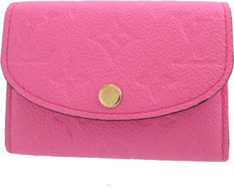 Louis Vuitton Pink Leather Wallet (Bi-Fold) (Pre-Owned)