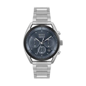 HUGO BOSS Hugo, Watches, male, Gray, Size: ONE SIZE Stainless Steel Dress Watch