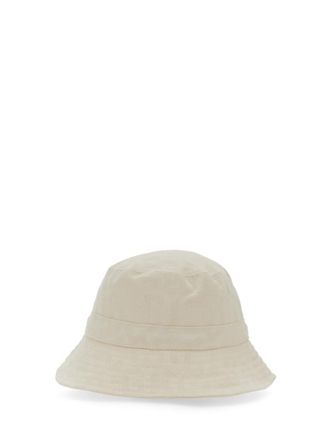 GCDS White Monogram Logo Bucket Hat