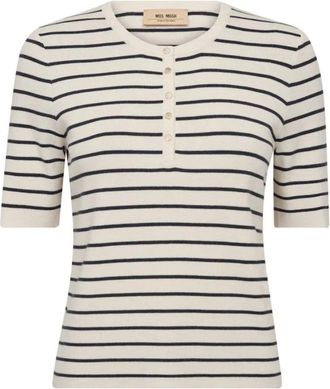 Mos Mosh Rondgebreide trui - Dames - Ronde hals truien - Veelkleurig - M - Truien & Vesten
