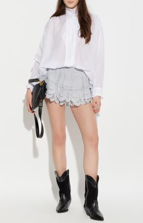 Isabel Marant Puria Shorts, Womens, Light Blue