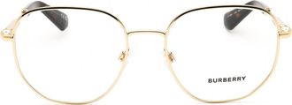 Burberry 0BE1385 Round Metal Frame Eyeglasses - Gold