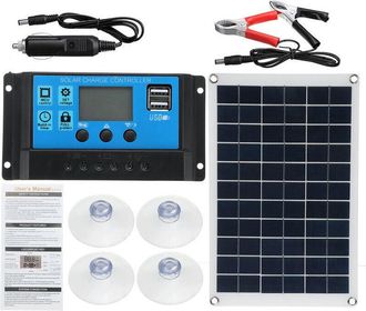 OEM Panel Solar De 100w 420x280x30mm Con Regulador Coxolo 20a