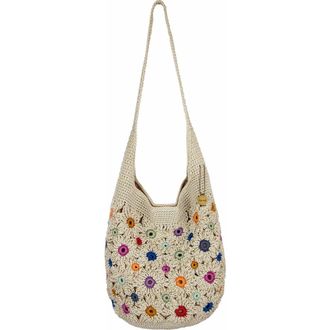 The Sak 120 Hobo Bag in Natural Multi Flower at Nordstrom