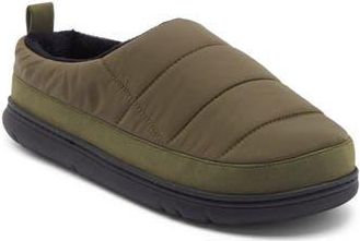 Abound Darius Faux Fur Lined Quilted Clog Slipper in Green Moss at Nordstrom Rack, Size X-Large