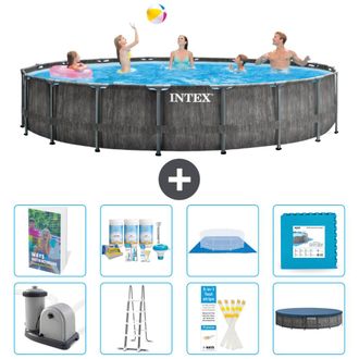 Intex Piscina Prism Frame Redonda - 549x122 Cm - 9-piezas S536