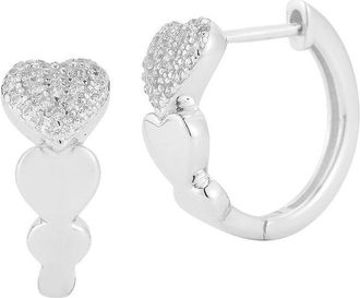 Glaze Jewelry Silver Cz Earrings