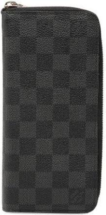 Louis Vuitton Pre-owned Damier Graphite Zip Around Portemonnee - Dames - Vintage Accessoires - Zwart - ONE Size - Vintage