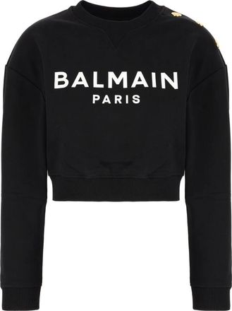 Balmain Mujer, Sudaderas, Negro, Talla: S