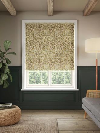Morris & Co. Willow Bough Daylight Roller Blind, Ochre