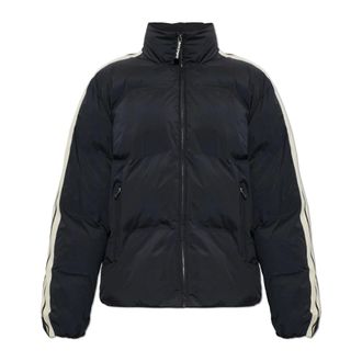 Palm Angels Ge&iuml;soleerd jack met opstaande kraag - Heren - Jassen - Zwart - Maat: L Leer