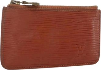 Louis Vuitton Pre-owned Accessories, female, Brown, Size: ONE SIZE Pre-owned Vintage Leather Wallet