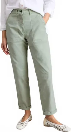 White Stuff Twister Chino Trousers In Light Green