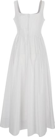 Sportmax Womens Dress Spxgiro White Cotton