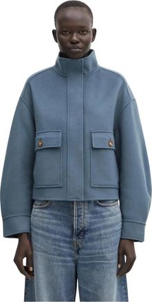 Maison Kitsun&eacute; Mujer, Chaquetas, Azul, Talla: L
