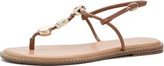 Nine West Derika Womens Dress Sandals Medium Brown : 7.5 M, Synthetic