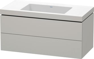 Duravit Duravit - Mueble De Ba&ntilde;o L-cube Wt Vero Air 500x1000x480mm Sin Orificio Para Grifer&iacute;a De Hormig&oacute;n