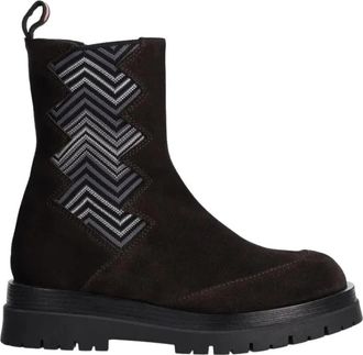 Missoni Dani High Boots - Heren - Chelseaboots - Bruin - 43 EU - Leer - Schoenen