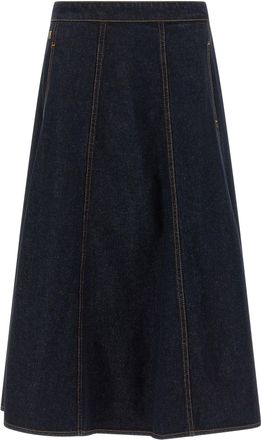 Alberta Ferretti Cotton Mini Womens Skirt