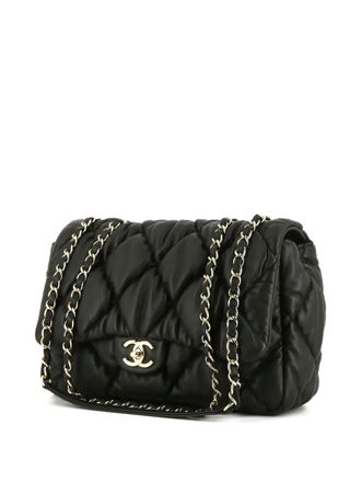 Chanel Borsa a tracolla trapuntata con catena 2010 - Nero