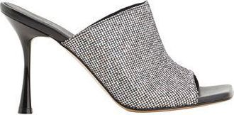 8 by YOOX RHINESTONE MULE SANDALS