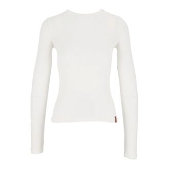 Dondup T-shirt in jersey di viscosa stretch - - Tops - Donna - Bianco - M
