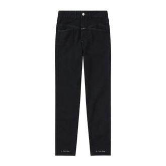 Closed Pedal Pusher - Jeans - Mujer - Negro - 2XS