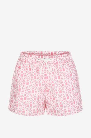 Moncler Sport-Shorts aus Nylon Logo All-Over