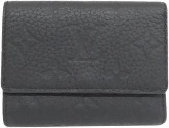 Louis Vuitton Pre-owned Portefeuille Pilot Monogram Taurillon Wallet - Dames - Vintage Accessoires - Zwart - ONE Size - Leer - Vintage