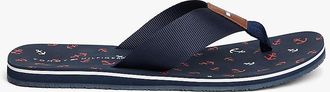 Tommy Hilfiger Mens Anchor Print Flip-Flop - Blue - US 7 / EU 39.5