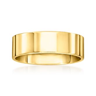 RS Pure by Ross-Simons 18kt Gold Vermeil Large-Band Ring
