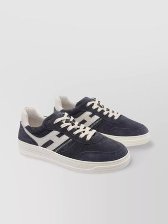 Hogan suede leather low-top sneakers