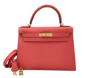 Herm&egrave;s Capucine Sanguine Epsom Kelly Sellier 28