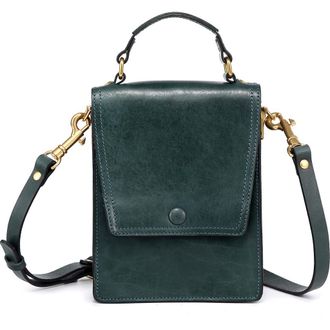 OLD TREND Basswood Leather Crossbody Bag in Teal at Nordstrom Rack