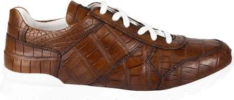 Kiton Sneakers - Heren - Sneakers - Bruin - 43 EU - Leer - Schoenen