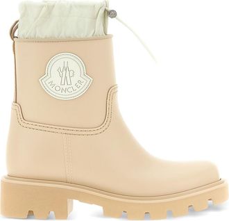Moncler Kickstream Beige Rain Boots