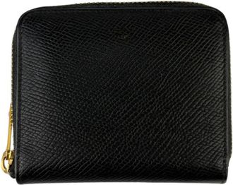 Celine Black Leather Wallet (Bi-Fold) (Pre-Owned)