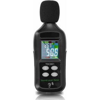 OEM Medidor De Decibelios, Comprobador De Ruido De 35 Db A 135 Db, Lector De Son&oacute;metro Digital, Medidor De Nivel De Sonido Digital Lcd, Medici&oacute;n De Ruido