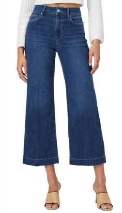 Paige Anessa Ankle Wide Leg Jeans In Sancere