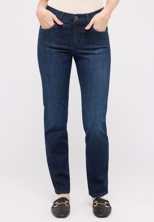 Angels 5-Pocket-Jeans ANGELS DOLLY 3.0, Damen, Gr. 34, L&auml;nge 28, blau (schwarz indigo used), Denim/Jeans, Obermaterial: 92% Baumwolle, 6% Polyester, 2% Elast