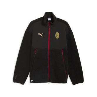 Puma Giacca in sherpa AC Milan PUMATECH Soft Tech da uomo, Accessori, Nero, S