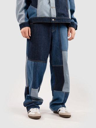 Blue Tomato Denim Patchwork Jeans blau