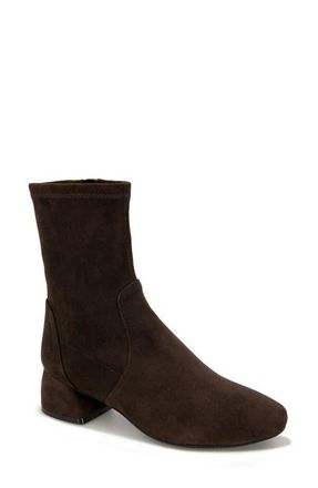 Gentle Souls Emily Zip Bootie in Chocolate Suede at Nordstrom, Size 7.5