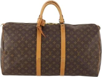 Louis Vuitton Pre-owned Weekend Bags, female, Brown, Size: ONE SIZE Pre-owned Keepall Duffle Bag