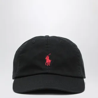 Polo Ralph Lauren Cappello da baseball nero con logo