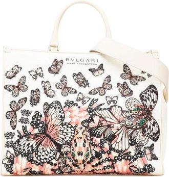 Bulgari Pre-owned Handbags, female, Multicolor, Size: ONE SIZE Pre-owned Canvas Handbag